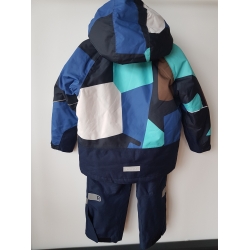 Reima Kiddo Poppoo 523098 Kol 6983 Kombinezon Dwuczęściowy Granatowy Odblaski - 110 - 116