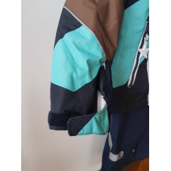 Reima Kiddo Poppoo 523098 Kol 6983 Kombinezon Dwuczęściowy Granatowy Odblaski - 110 - 116