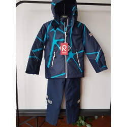 Reima 523102 Kiddo Kide Col 6981 Kombinezon Dwuczęściowy Granatowo-Turkusowy - 128