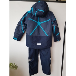 Reima 523102 Kiddo Kide Col 6981 Kombinezon Dwuczęściowy Granatowo-Turkusowy - 128