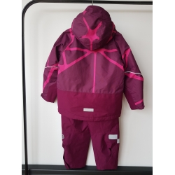 Reima 523102 Kiddo Kide Col 4909 Kombinezon Dwuczęściowy Bordowo-Różowy - 122 - 128