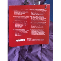 Reima 21330 Kurtka Przejściowa Ocieplona Fioletowa - Rozmiar 98