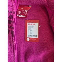 Reima 516266 Bluza Kurtka Polarowa Ornament Kolor 4620 - Fuksja - Rozmiar 98