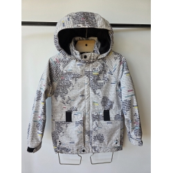 Reima 521199 Kurtka Przejściowa Z Kapturem Przeciwdeszczowa Popielata - Rozmiar 116