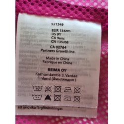 Reima Tec 521549 Kurtka Przejściowa Dla Dziewczynki Z Kapturem Przeciwdeszczowa, Rozmiar 134