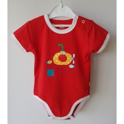 Tutta 112550292 Body Krótki Rękaw Batyskaf - Czerwone - Rozmiar 56 - 98